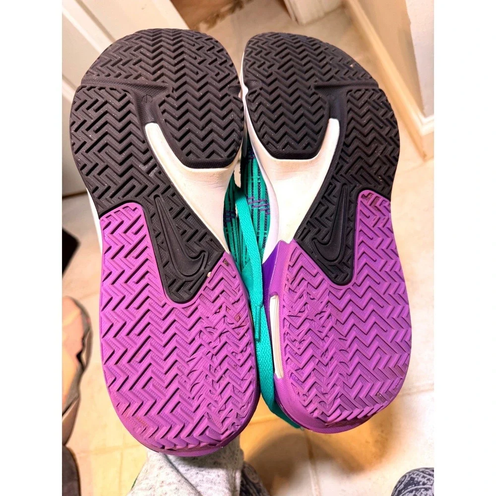 Nike LeBron Witness 6 Tropical Teal Purple Pink Mens Basketball Shoes CZ4052-300
